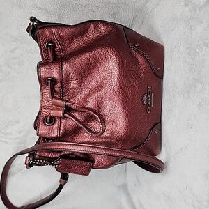 Coach 2015 Baby Mickey Drawstring Bucket Bag.